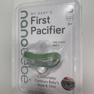 NanoBebe NEW My Baby's First Pacifier in Green